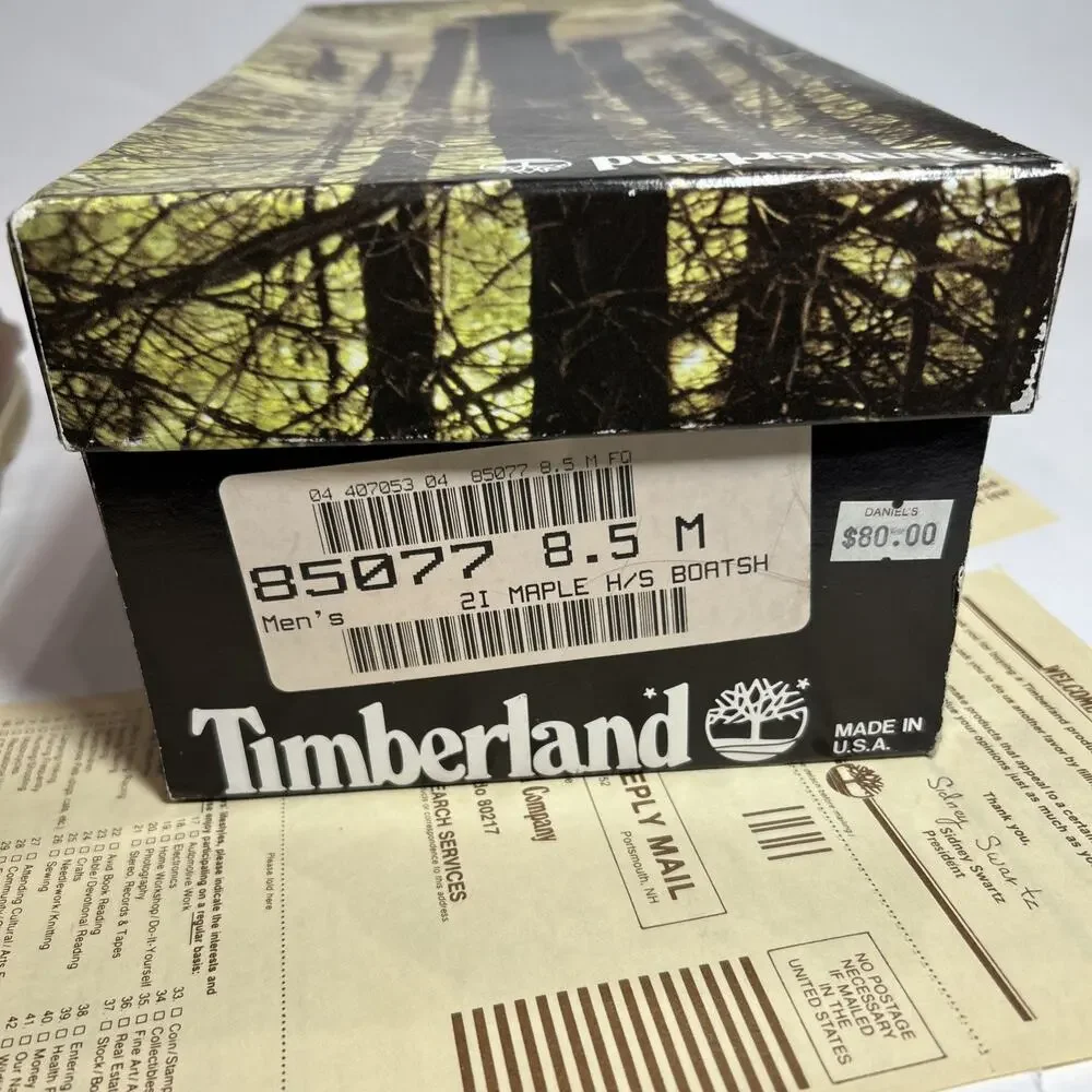 Men's Timberland® Authentic Boat Shoe 8.5 US - Brown Model 85077